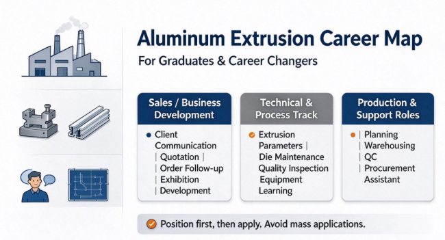 Job Application Guide of Aluminum Extrusion Companies (for Graduates / Career Changers)